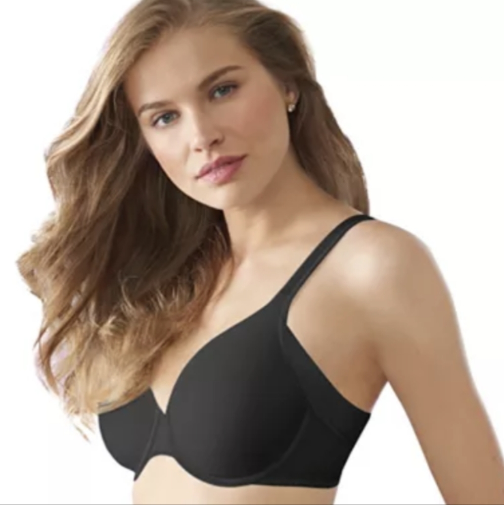 Bali One Smooth U Underwire Bra, CONVERTIBLE Smoothing 44DD/E Black